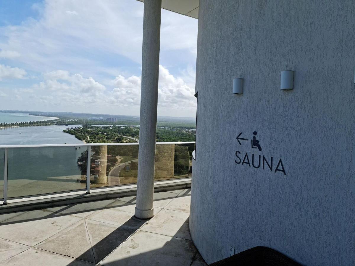 Flat com vista deslumbrante do Paiva Recife Exterior foto
